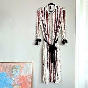 ZARA LONGLINE JACKET KIMONO COVER UP BOHEMIAN